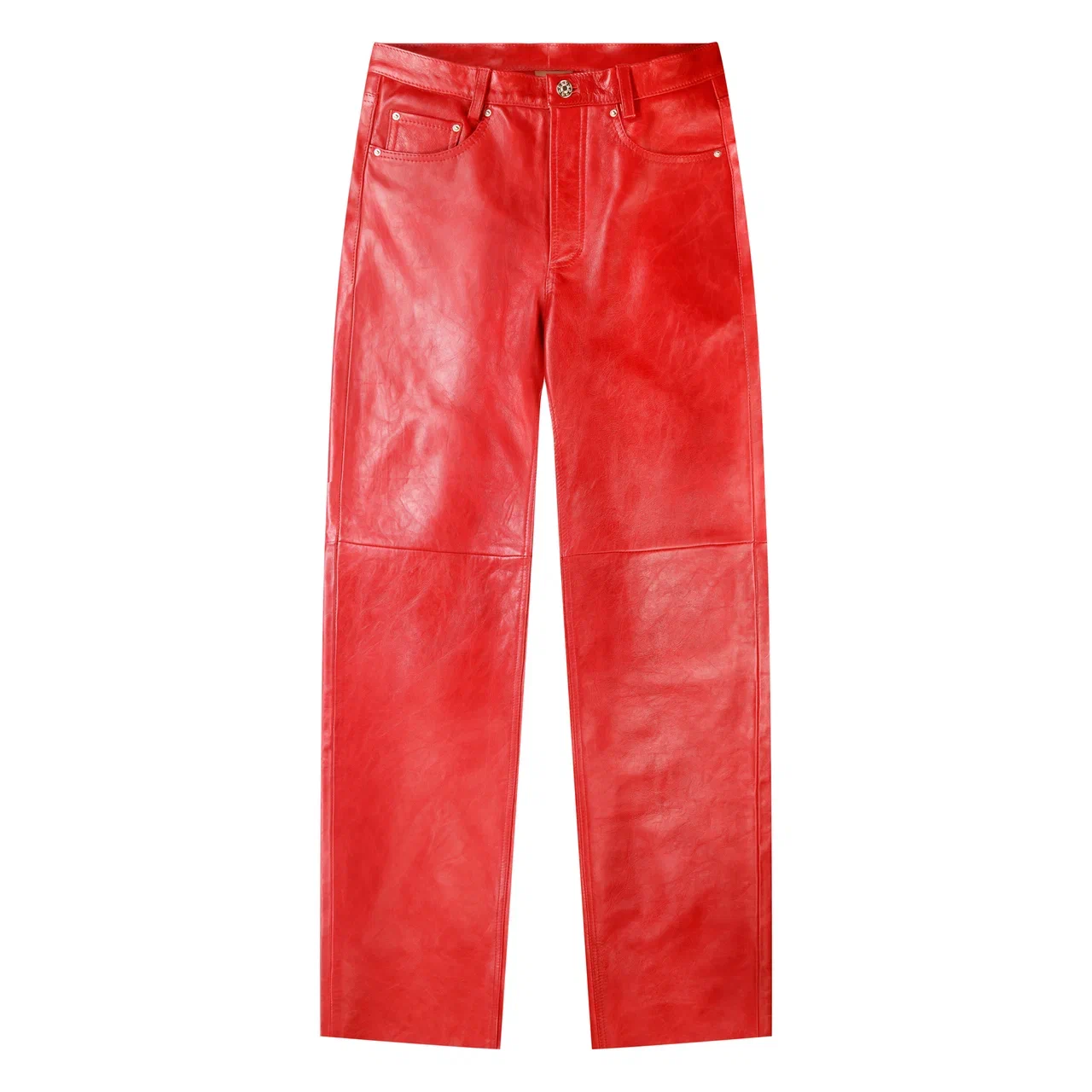 PANTS R-LEATHER - RED