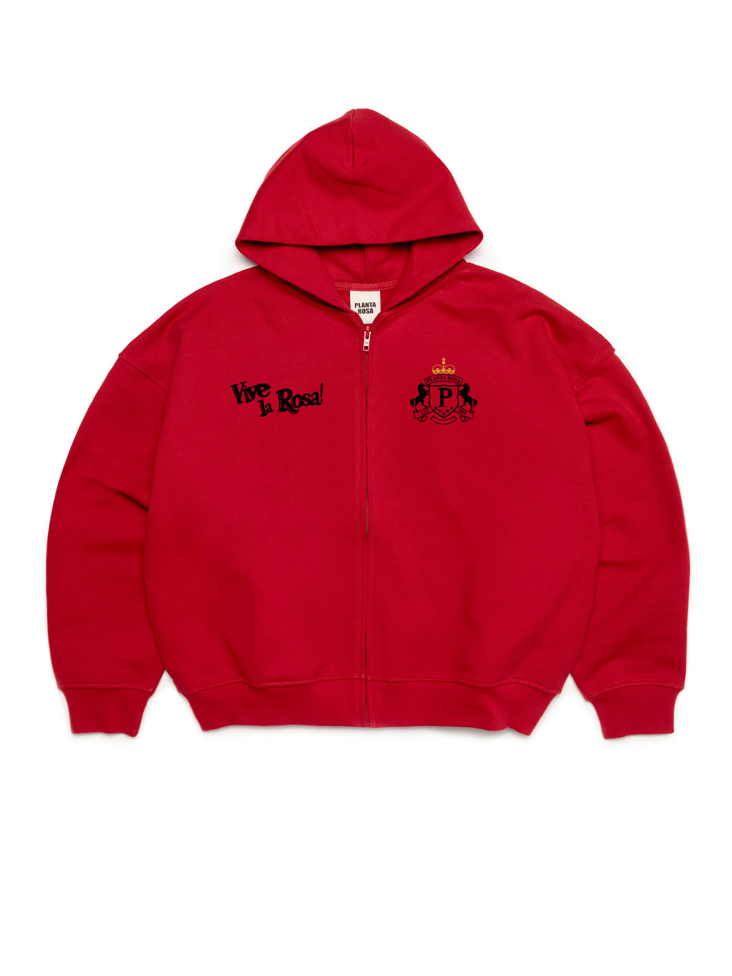 BLAZON-POCKET ZIP HOODIE