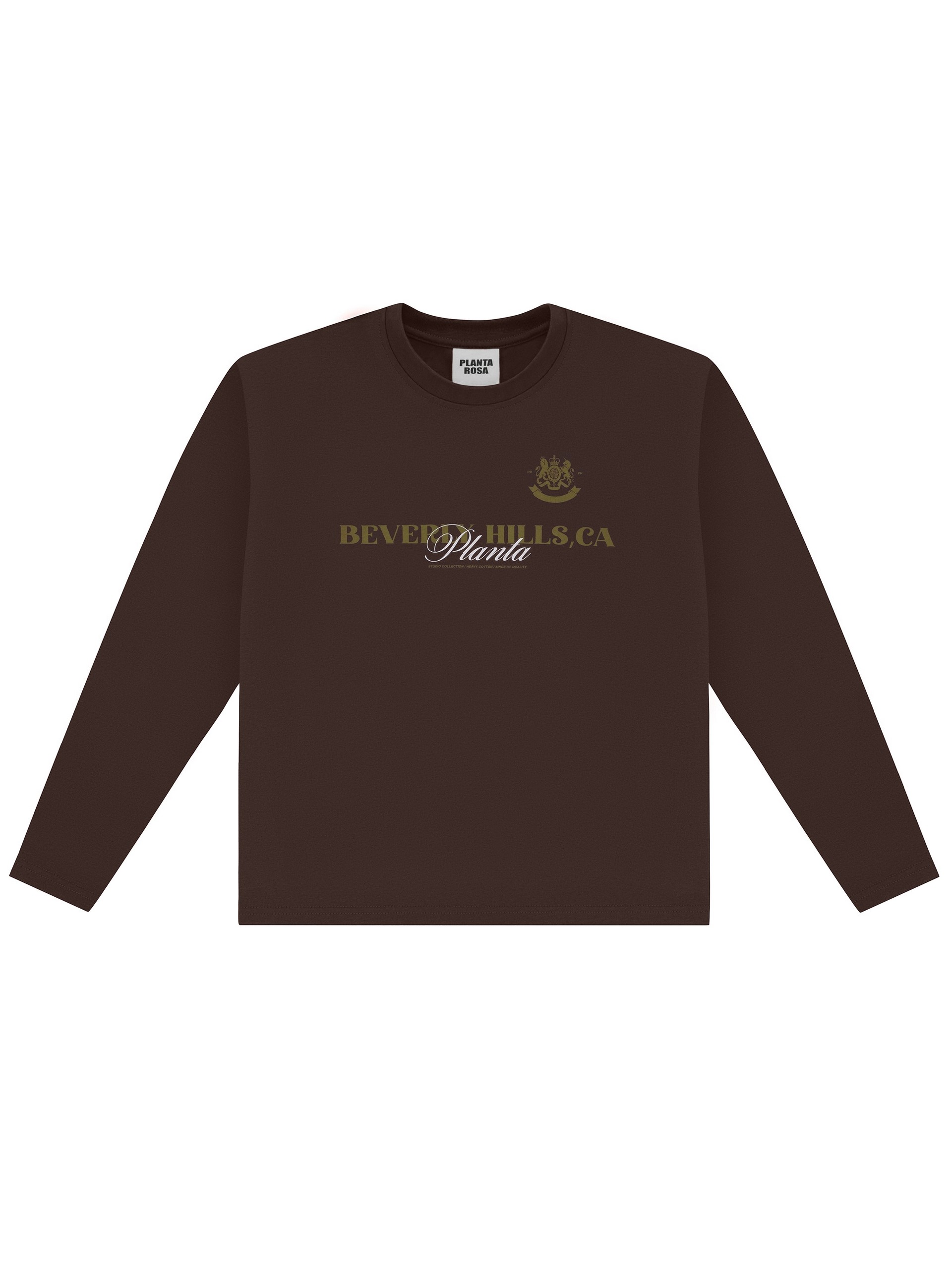 BEVERLY CLASSIC LONG SLEEVE 250-CHOCOLATE