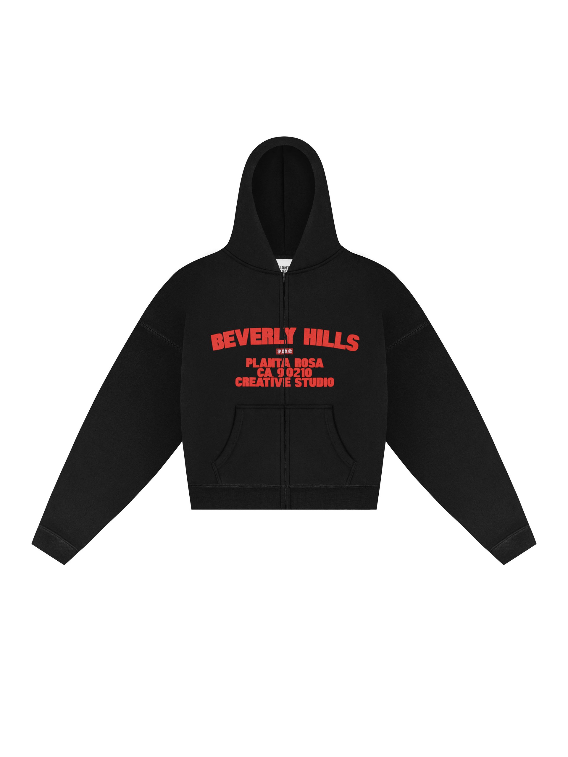 CLARITY ZIP HOODIE 350-BLACKVELVET