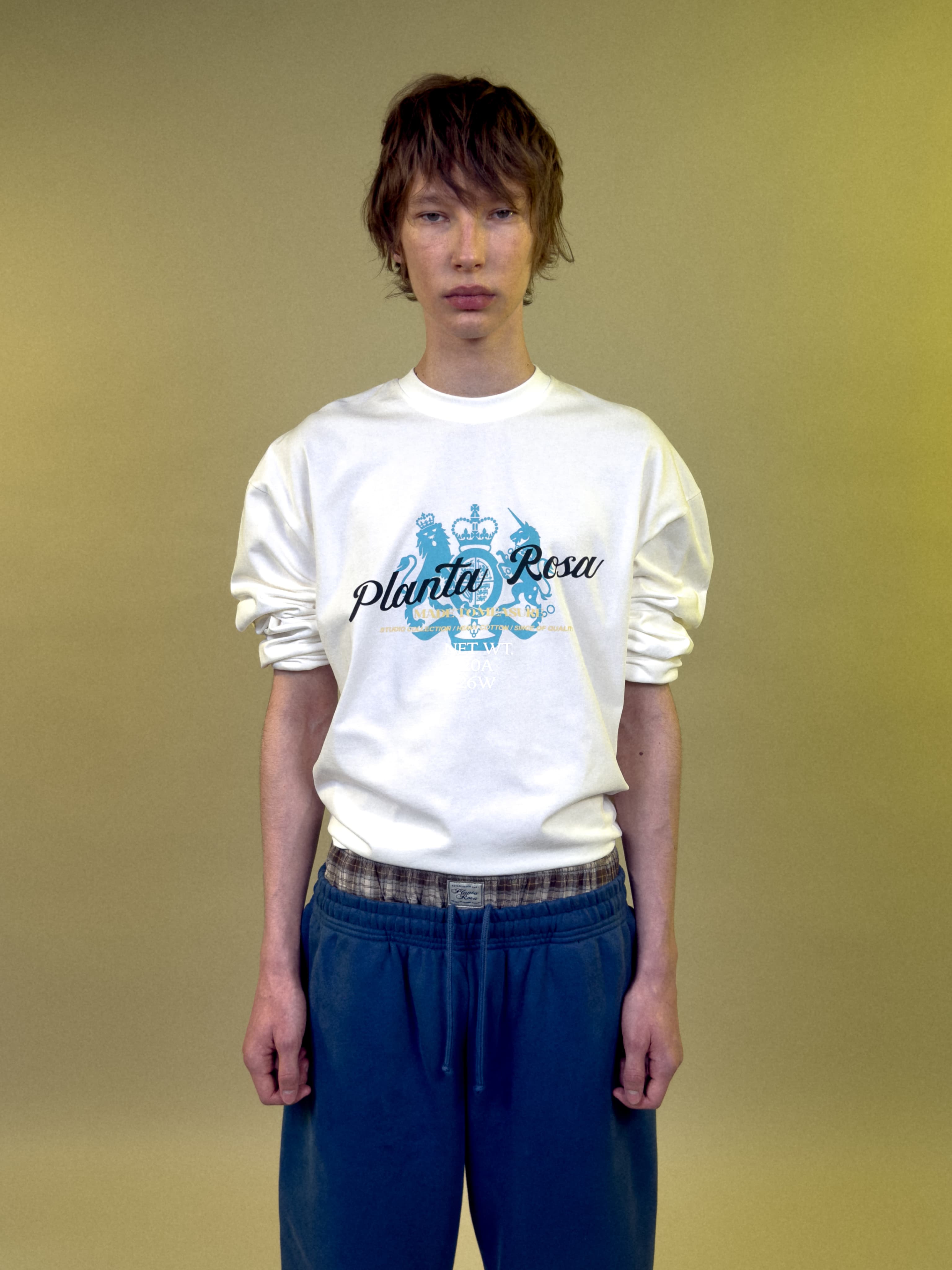 CREST-STRIKETHROUGH LONG SLEEVE