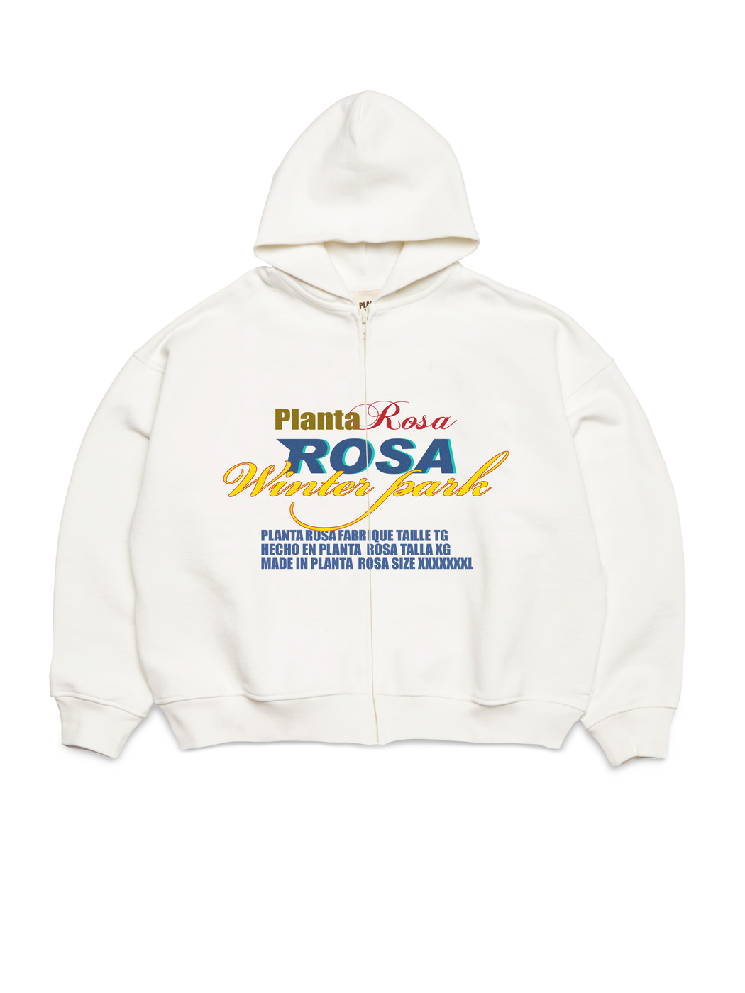 BLAZING-FIRE ZIP HOODIE 370-VANILLA VELVET