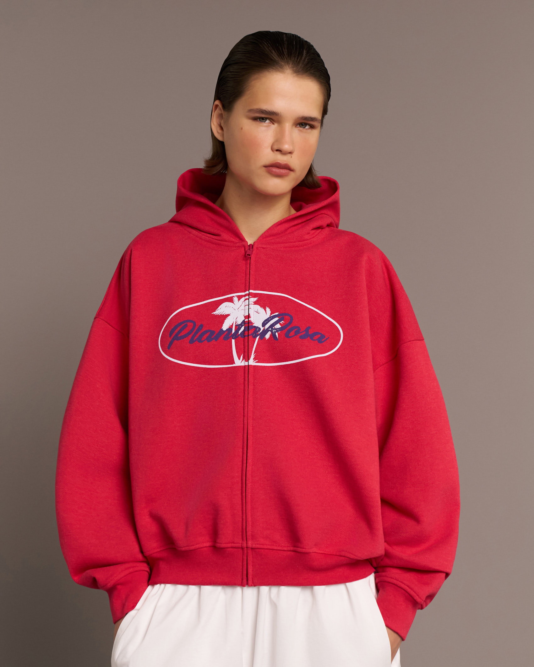 PALM ZIP HOODIE