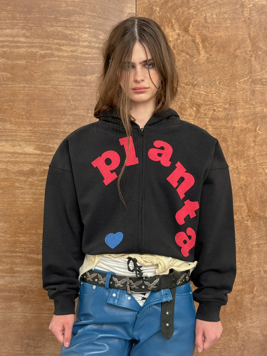 LETTERS ZIP HOODIE