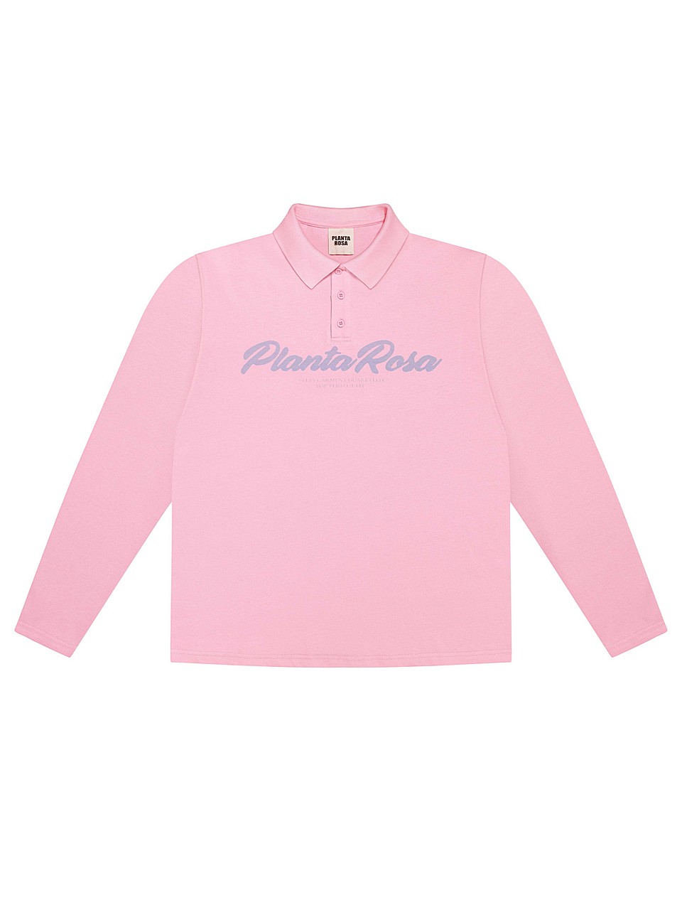 CARTOONISH POLO LONG SLEEVE  220-PINK
