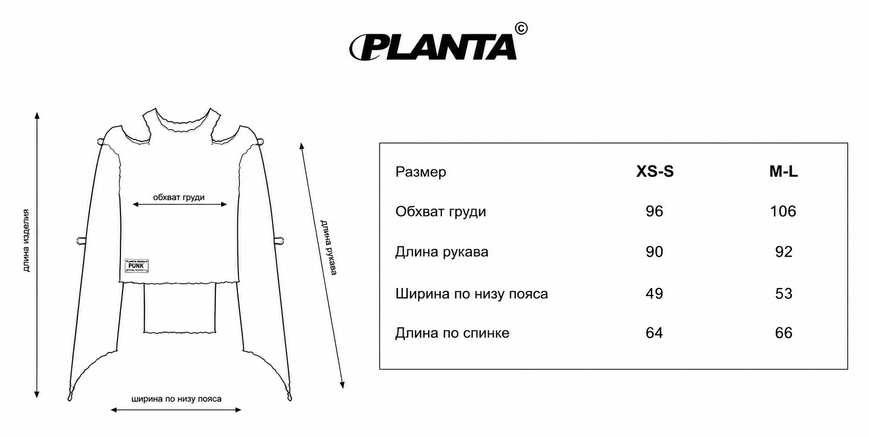 Размерная сетка