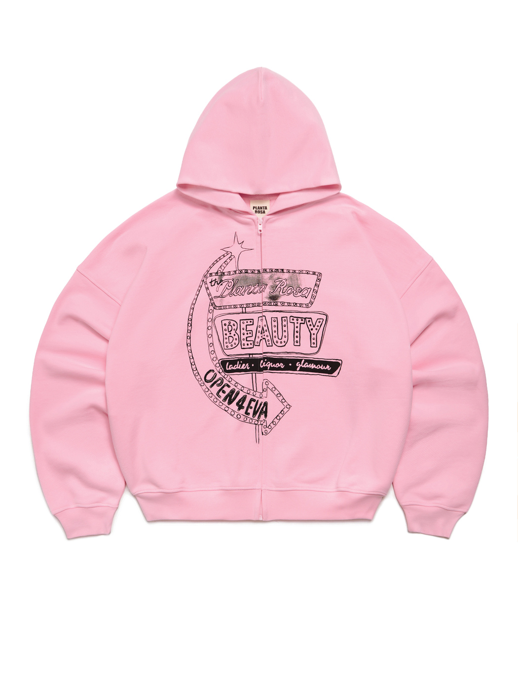 BEAUTY-PLANTA ZIP HOODIE