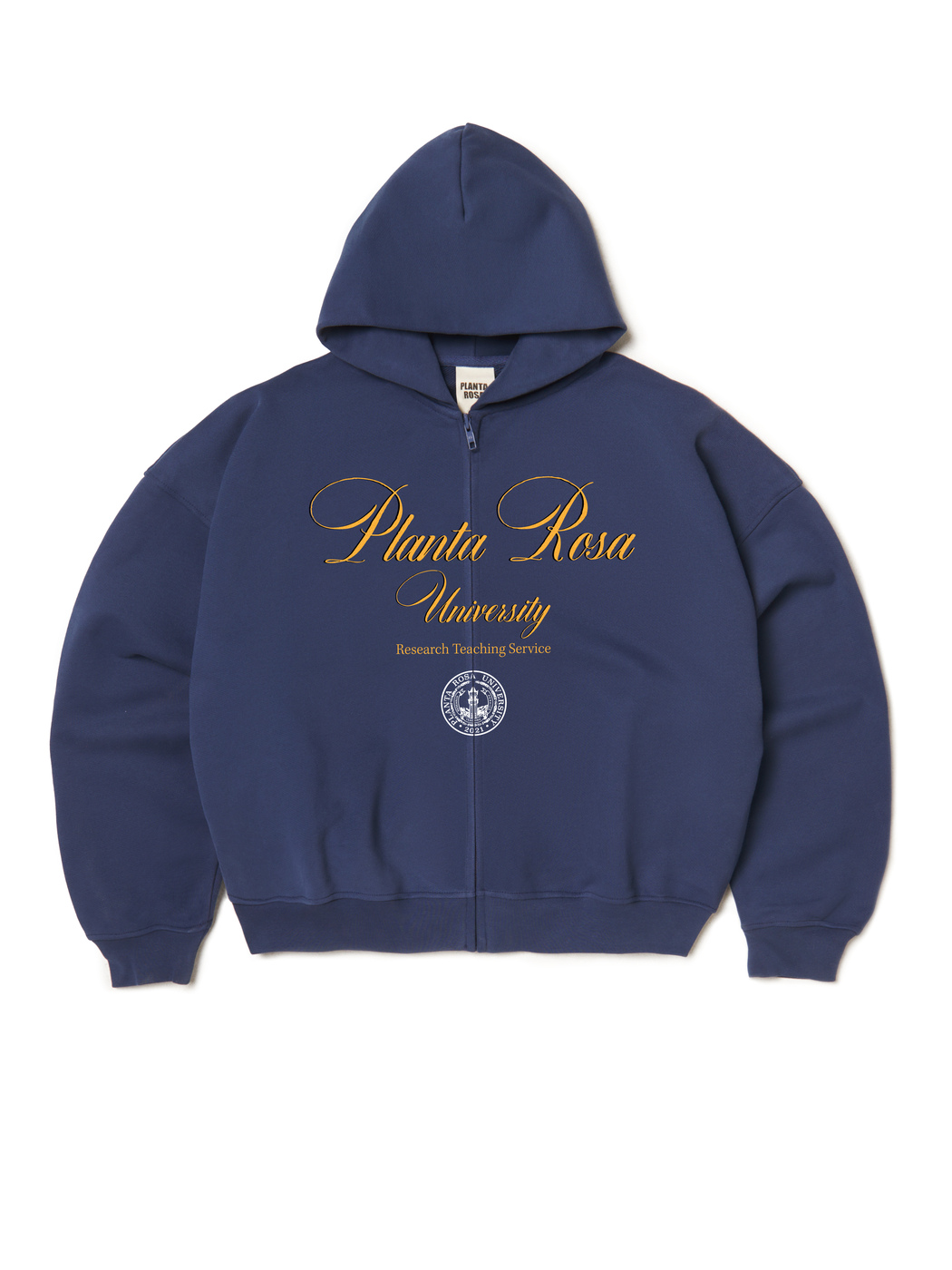 UNIVESITY ZIP HOODIE 470-INDIGO VELVET