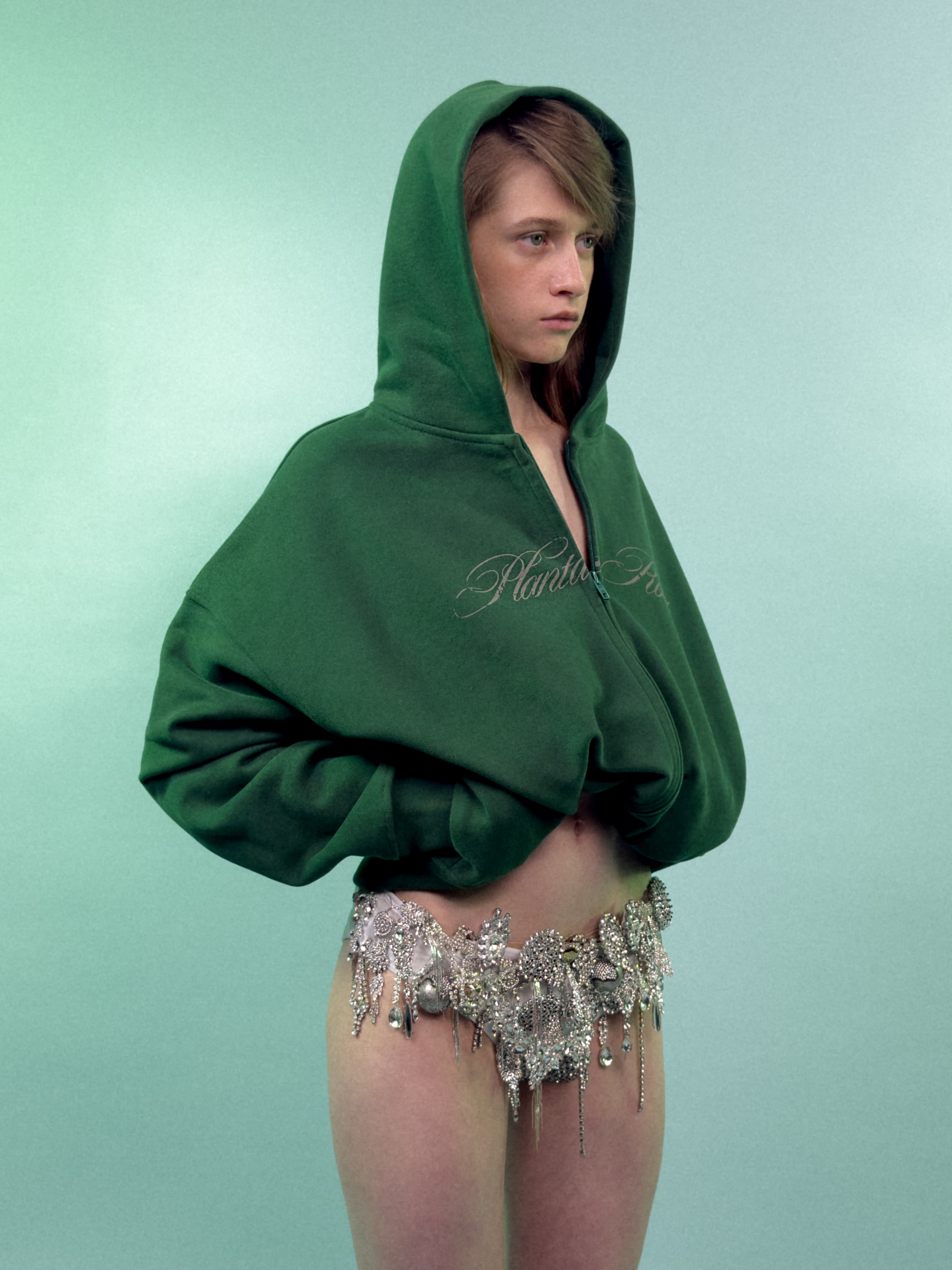 ITALIC-RENAISSANCE ZIP HOODIE