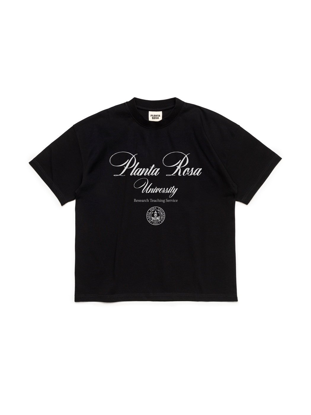 UNIVERSITY T-SHIRT 220-BLACK VELVET