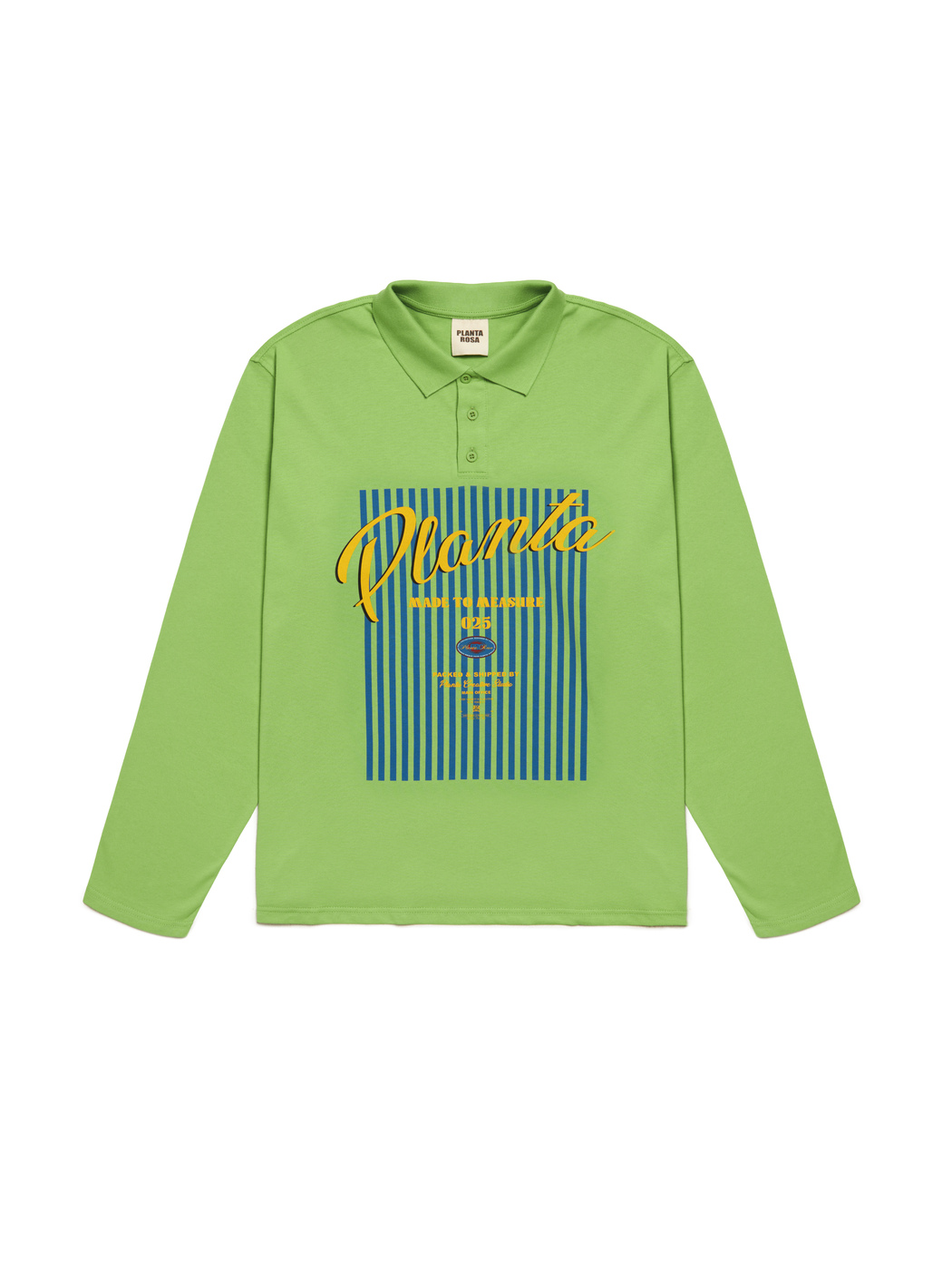 PACKED&SHIPPED POLO LONG SLEEVE  220-LIMEGREEN
