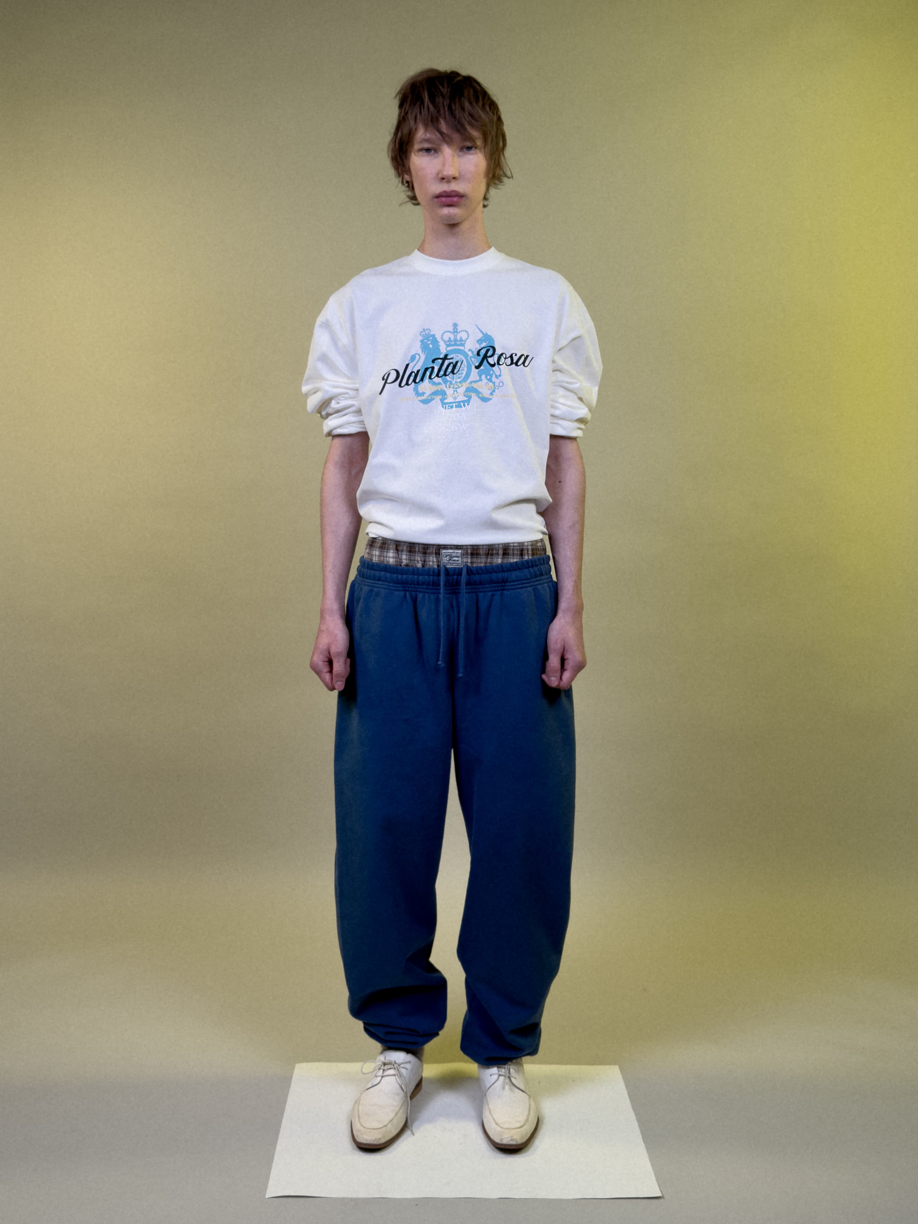 CREST-STRIKETHROUGH LONG SLEEVE