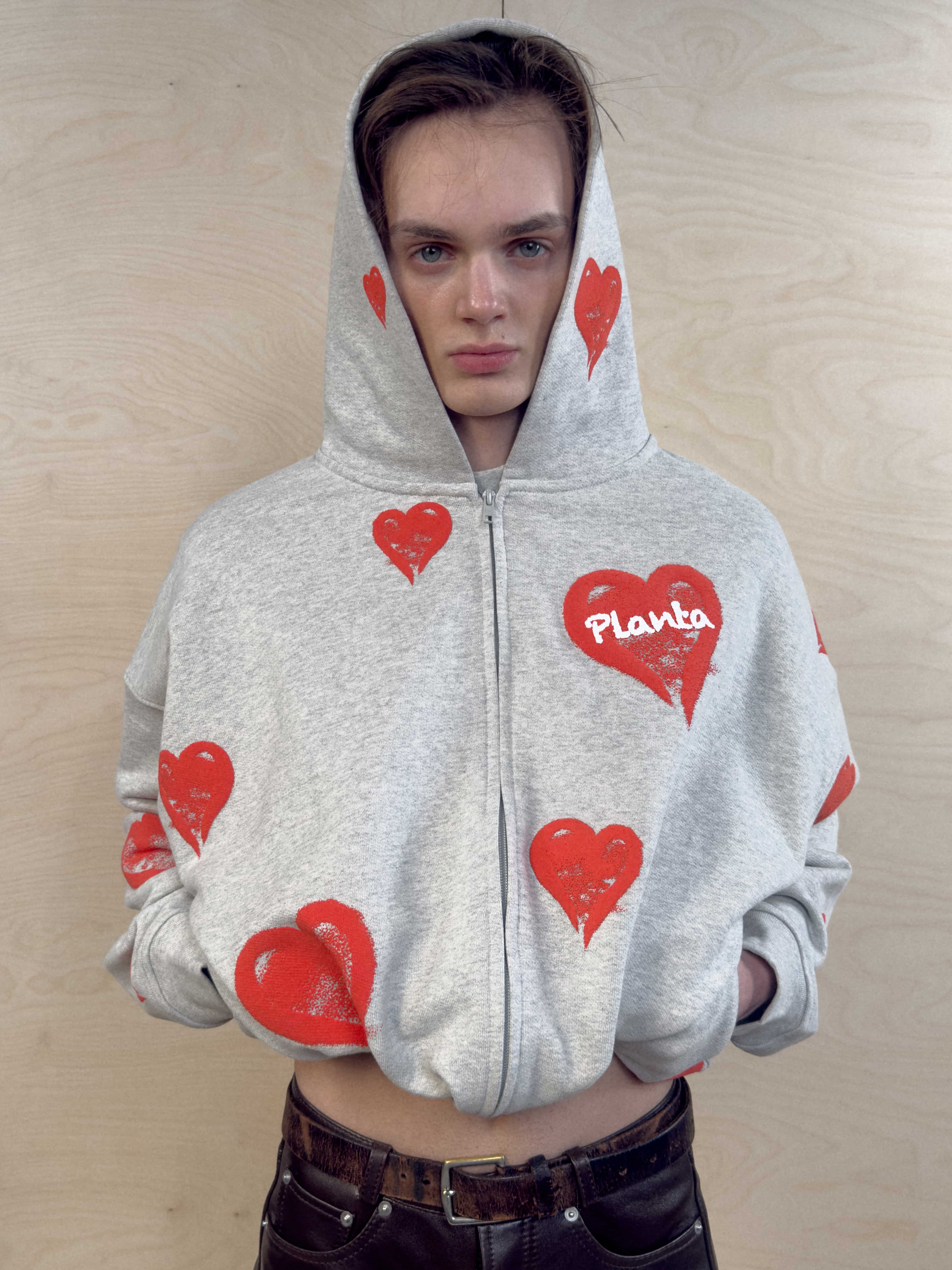 HEART-VILLE ZIP HOODIE