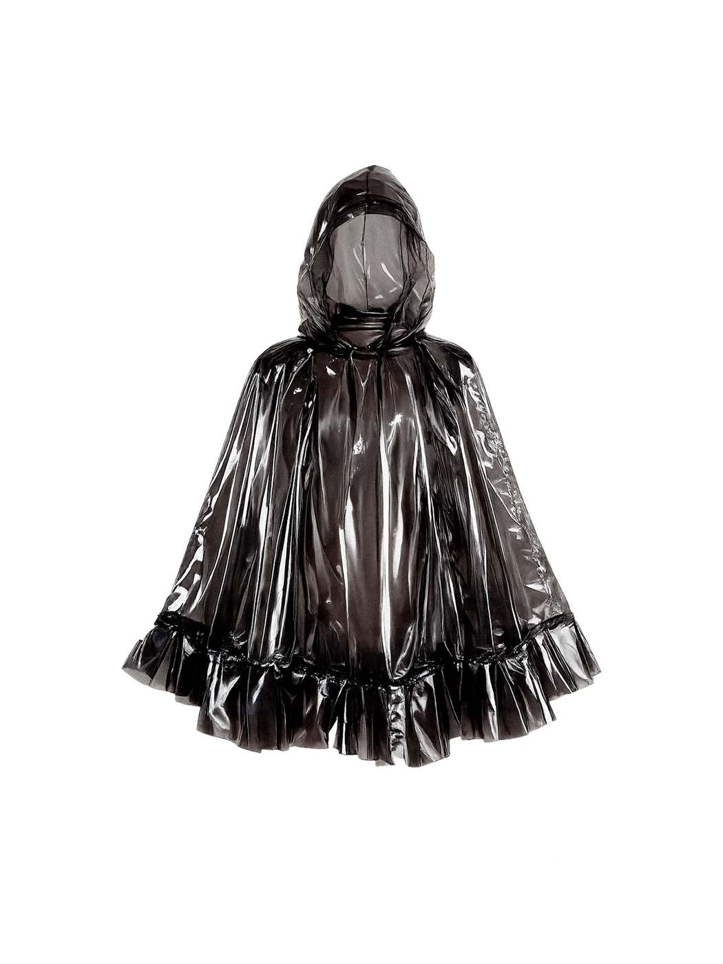 CAPE RUFFLES - BLACK
