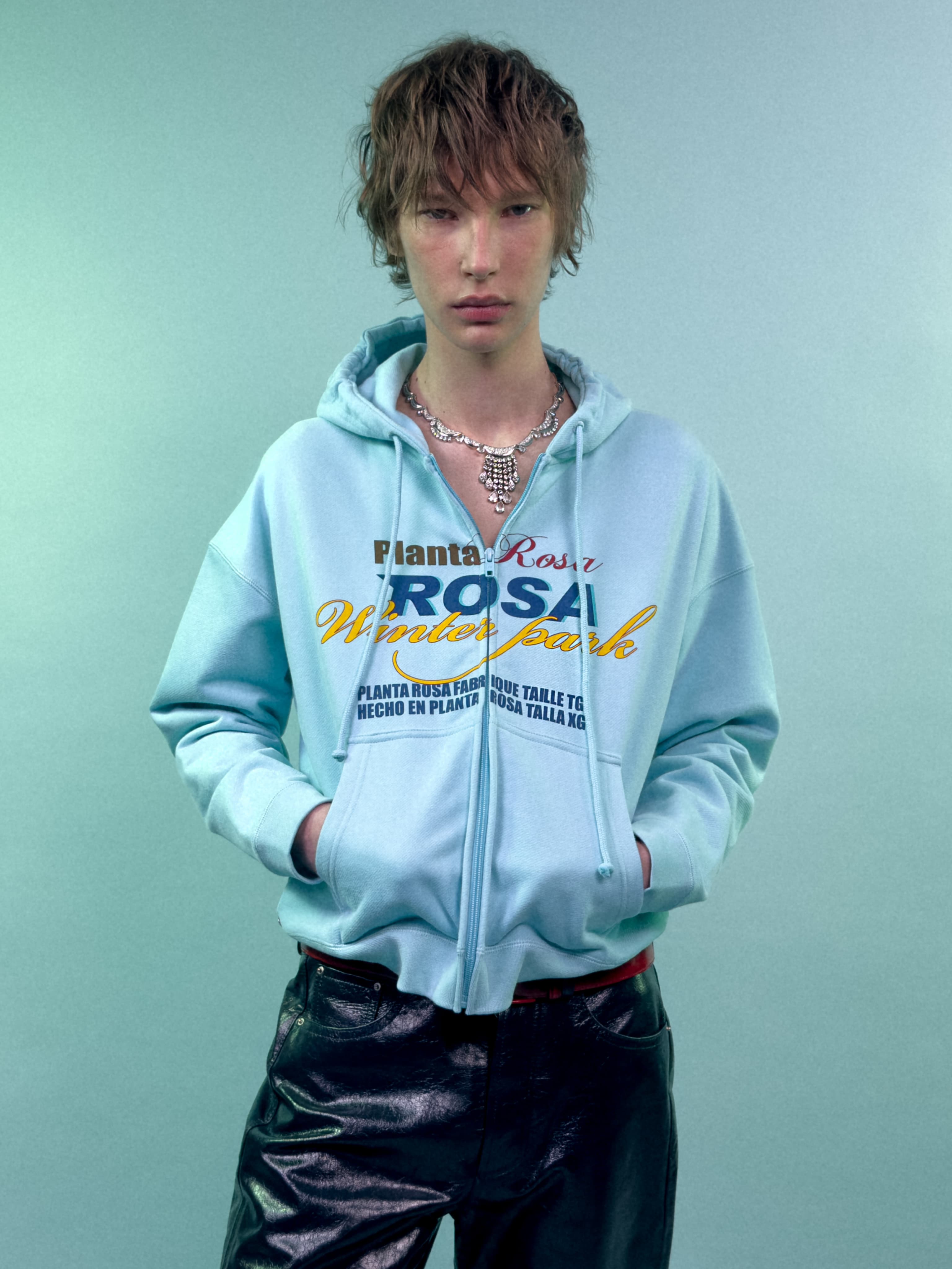 BLAZING-FIRE ZIP HOODIE