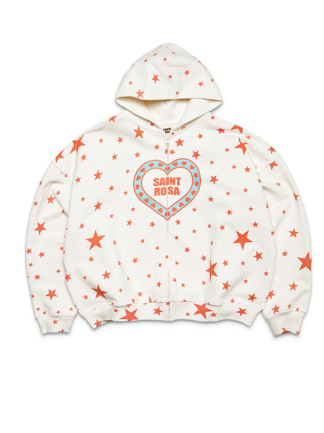 SAINTROSA  ZIP HOODIE 470-VANILLA VELVET