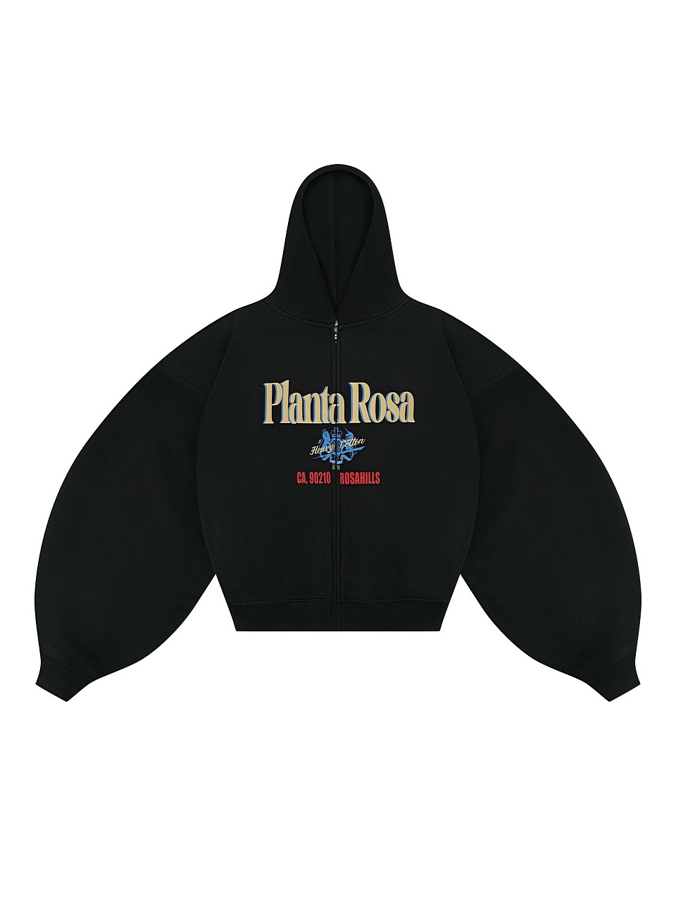 ROSA HILLS  ZIP HOODIE