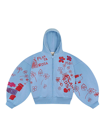 KIDS HOUSE ZIP HOODIE 