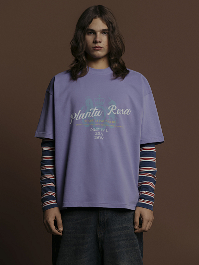 BLAZON-CYAN T-SHIRT
