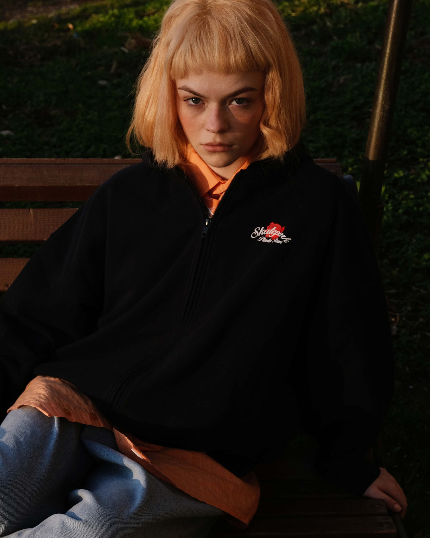 ROSE SMALL ZIP HOODIE