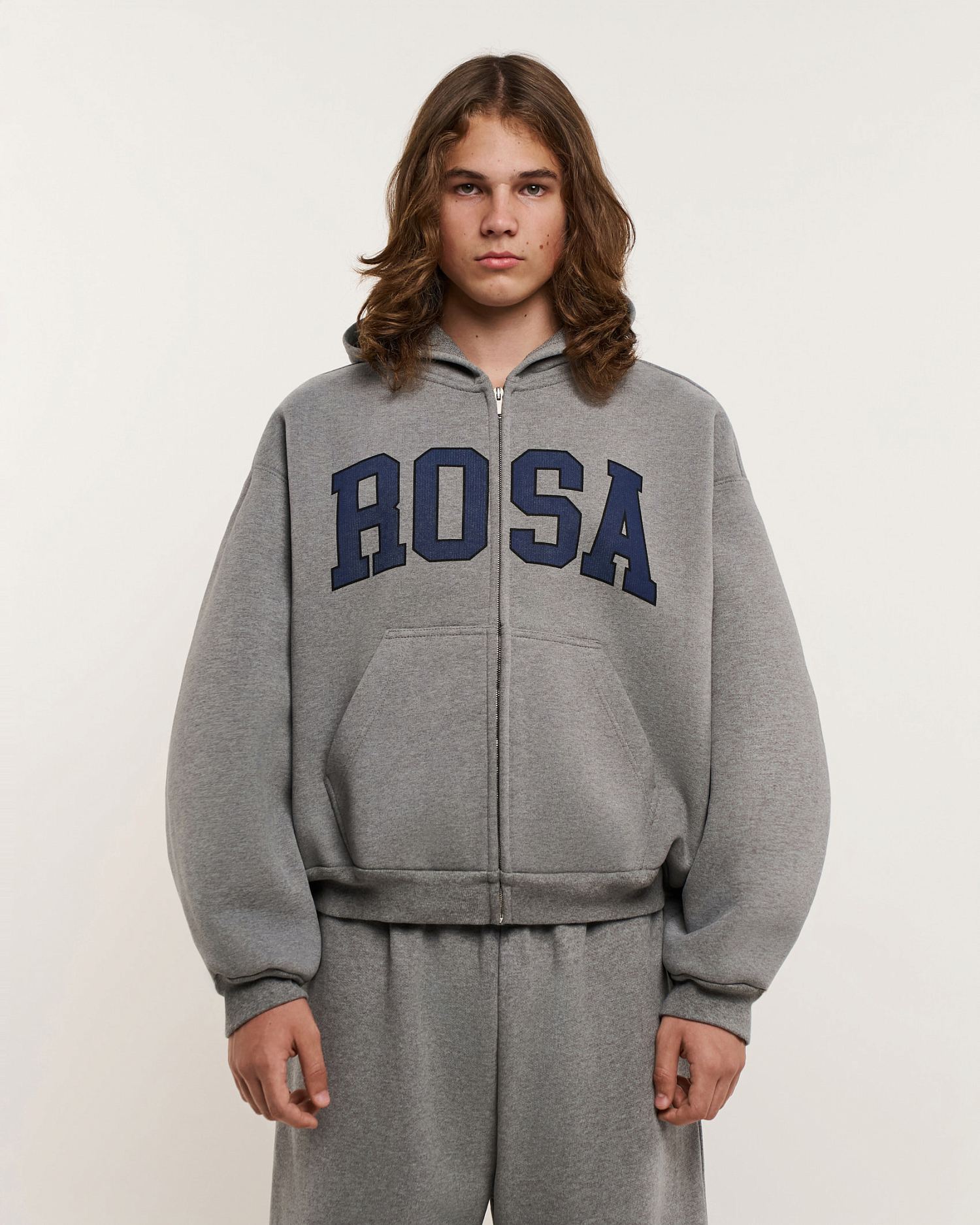 ZIP HOODIE ROSA