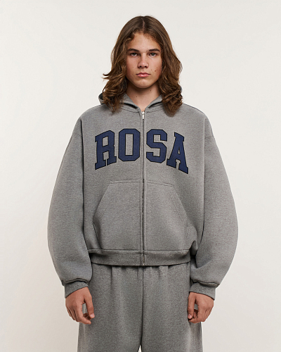 ZIP HOODIE ROSA