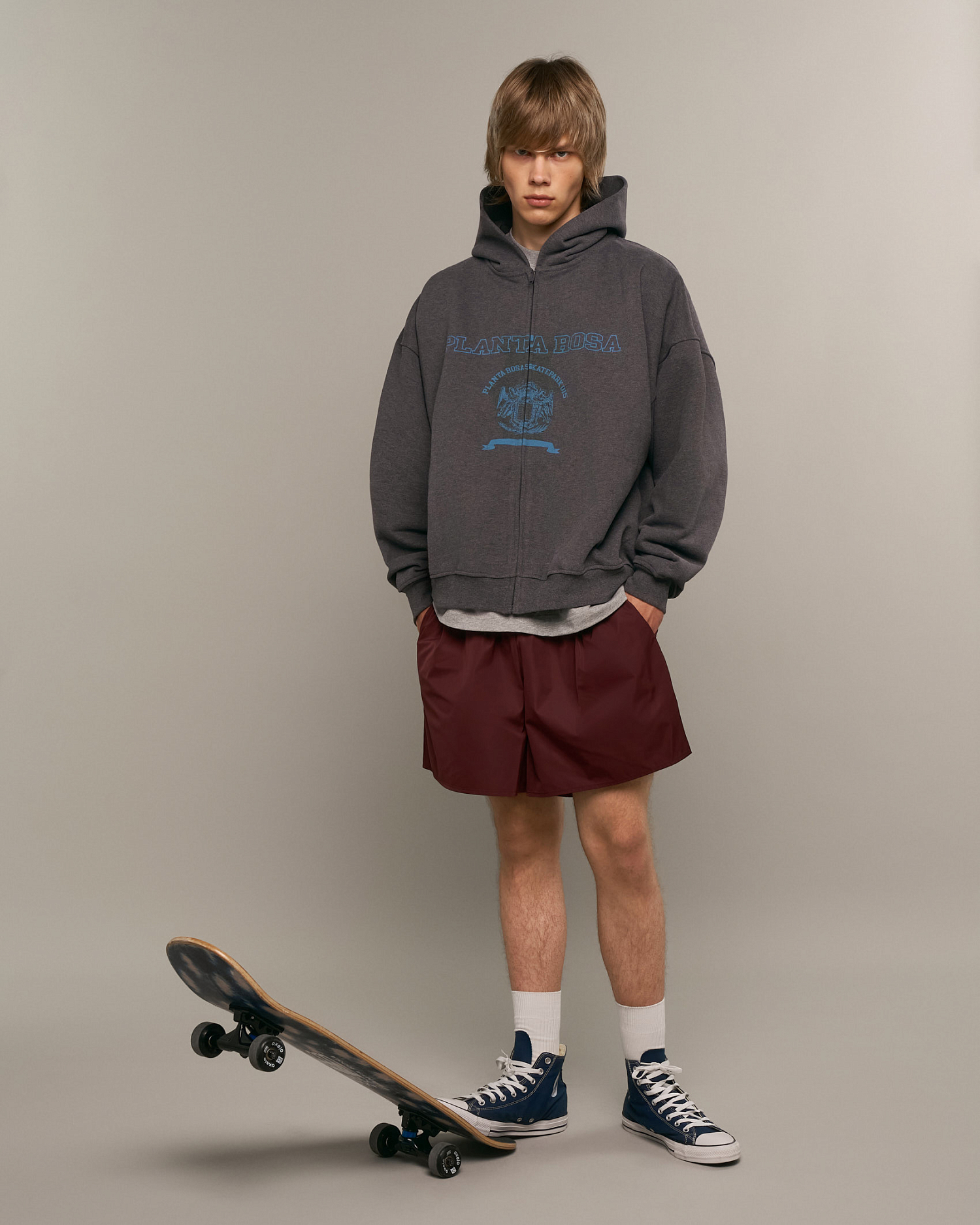 COAT-OF-ARM ZIP HOODIE