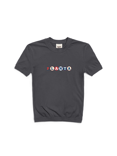 ROUND-LETTERS T-SHIRT