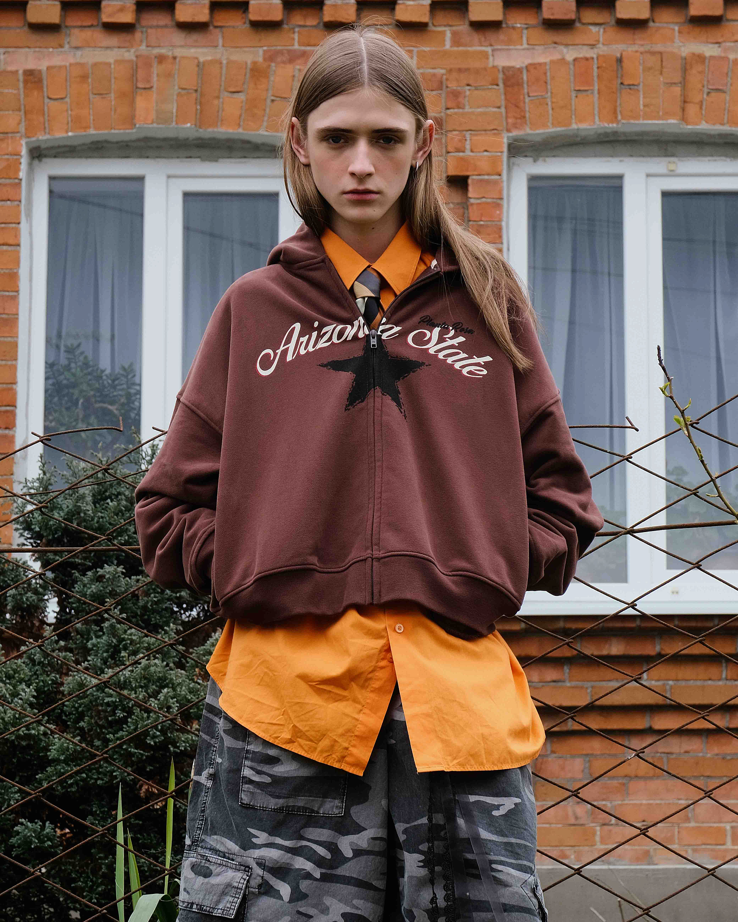 ARIZONA STAR ZIP HOODIE