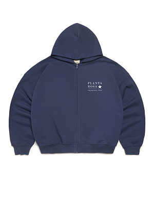 STAR-SIGNATURE ZIP HOODIE 470-BLUEINDIGO VELVET