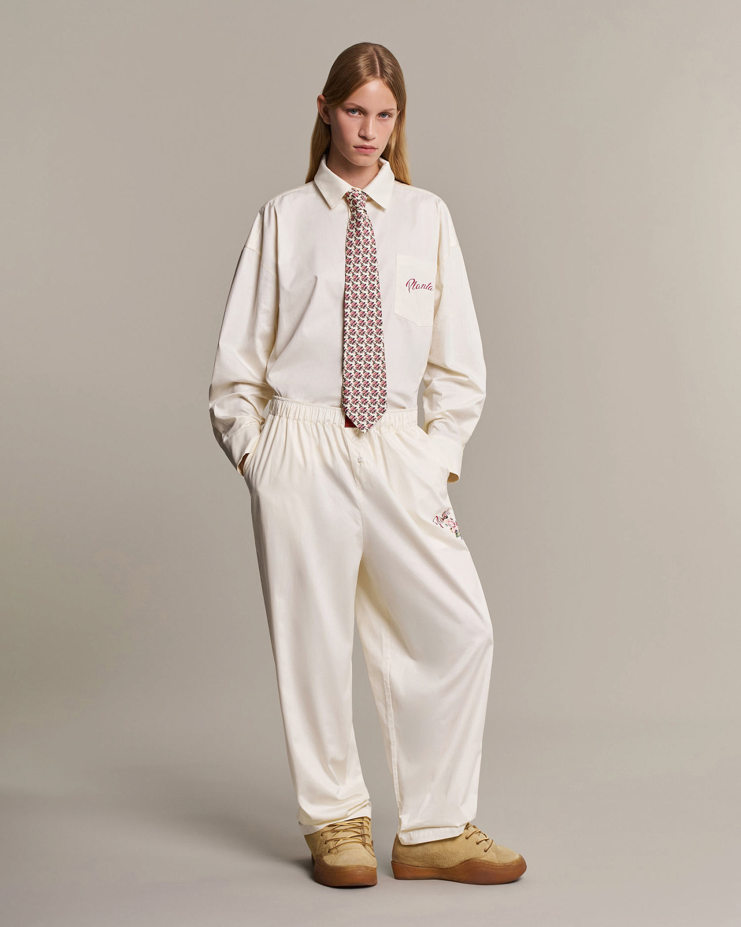 ROSE TIE BEIGE
