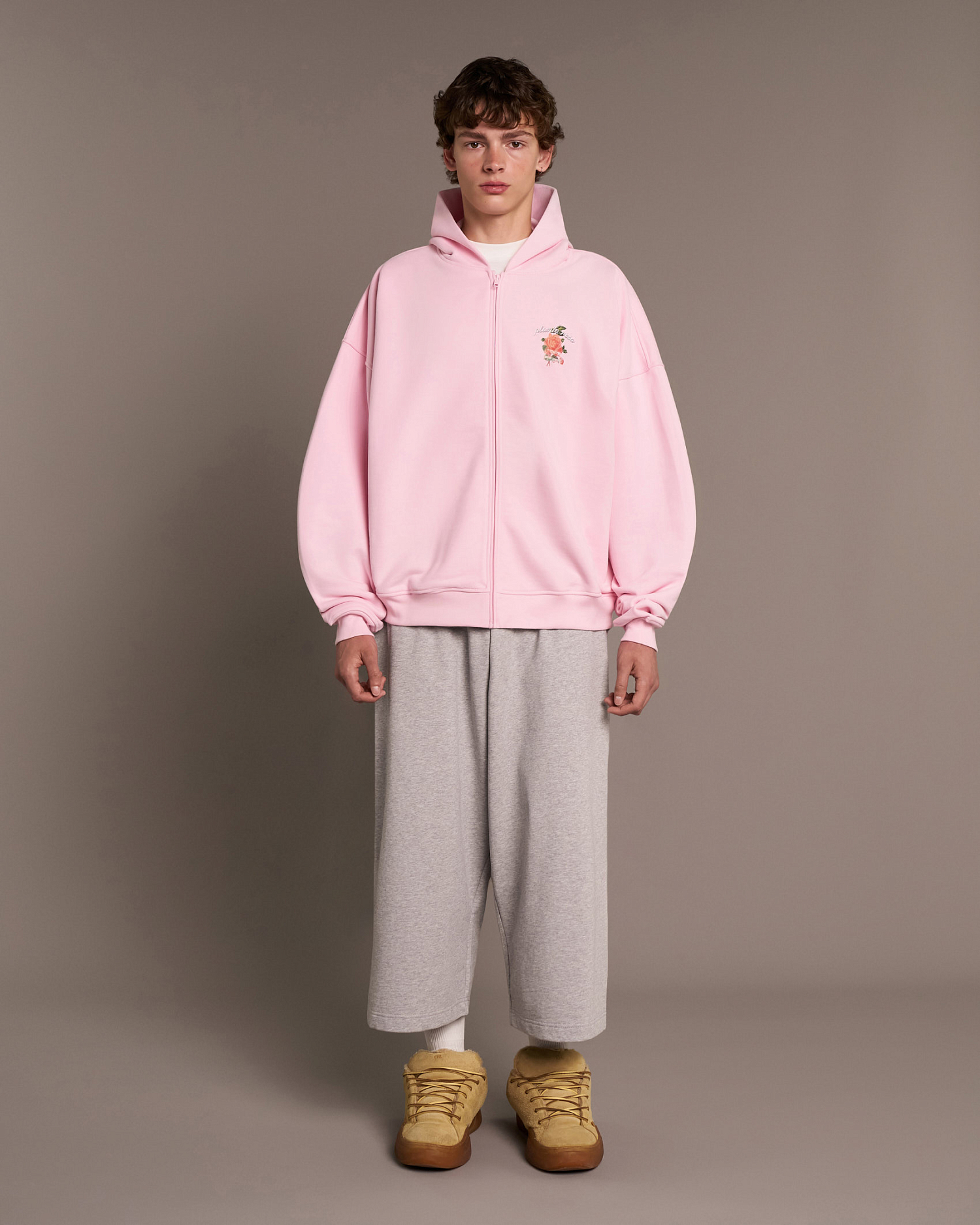 PARADISE-ROSE ZIP HOODIE