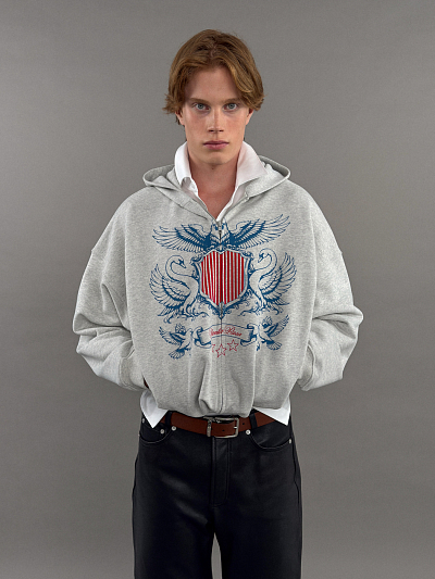 FLOCK ZIP HOODIE