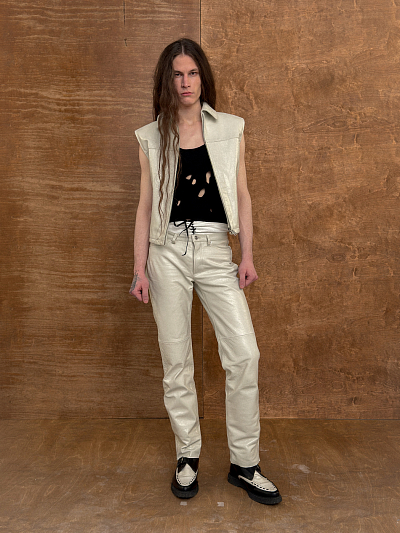 LEATHER VEST