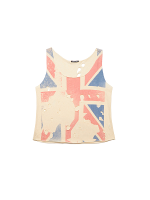 FLAG DISTRESS TOP