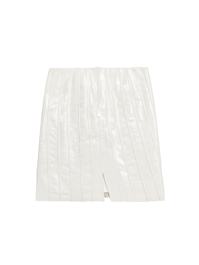 VINYL LEATHER SKIRT