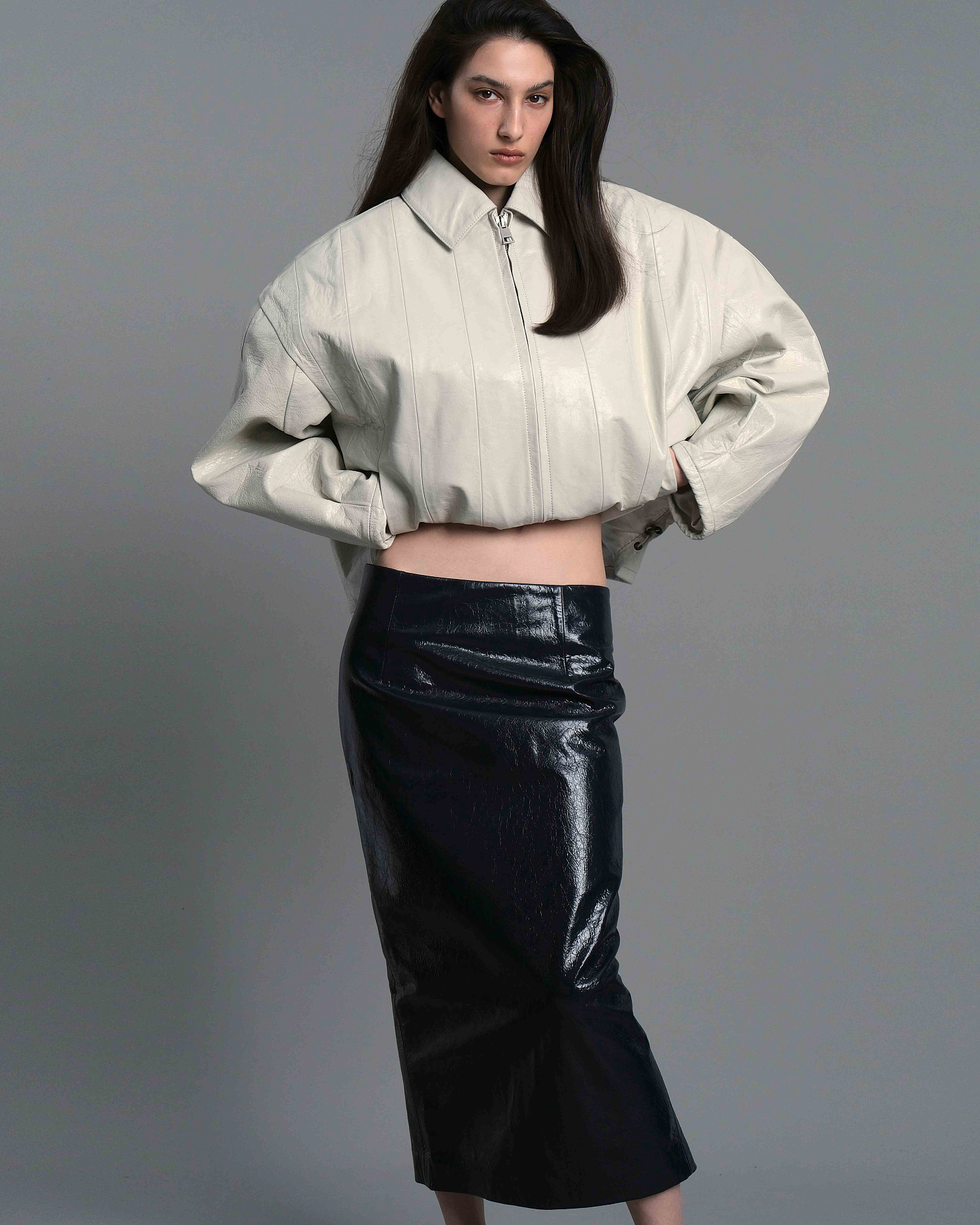 LEATHER SKIRT