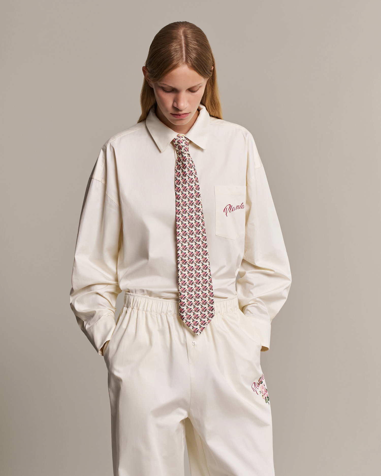 ROSE TIE BEIGE