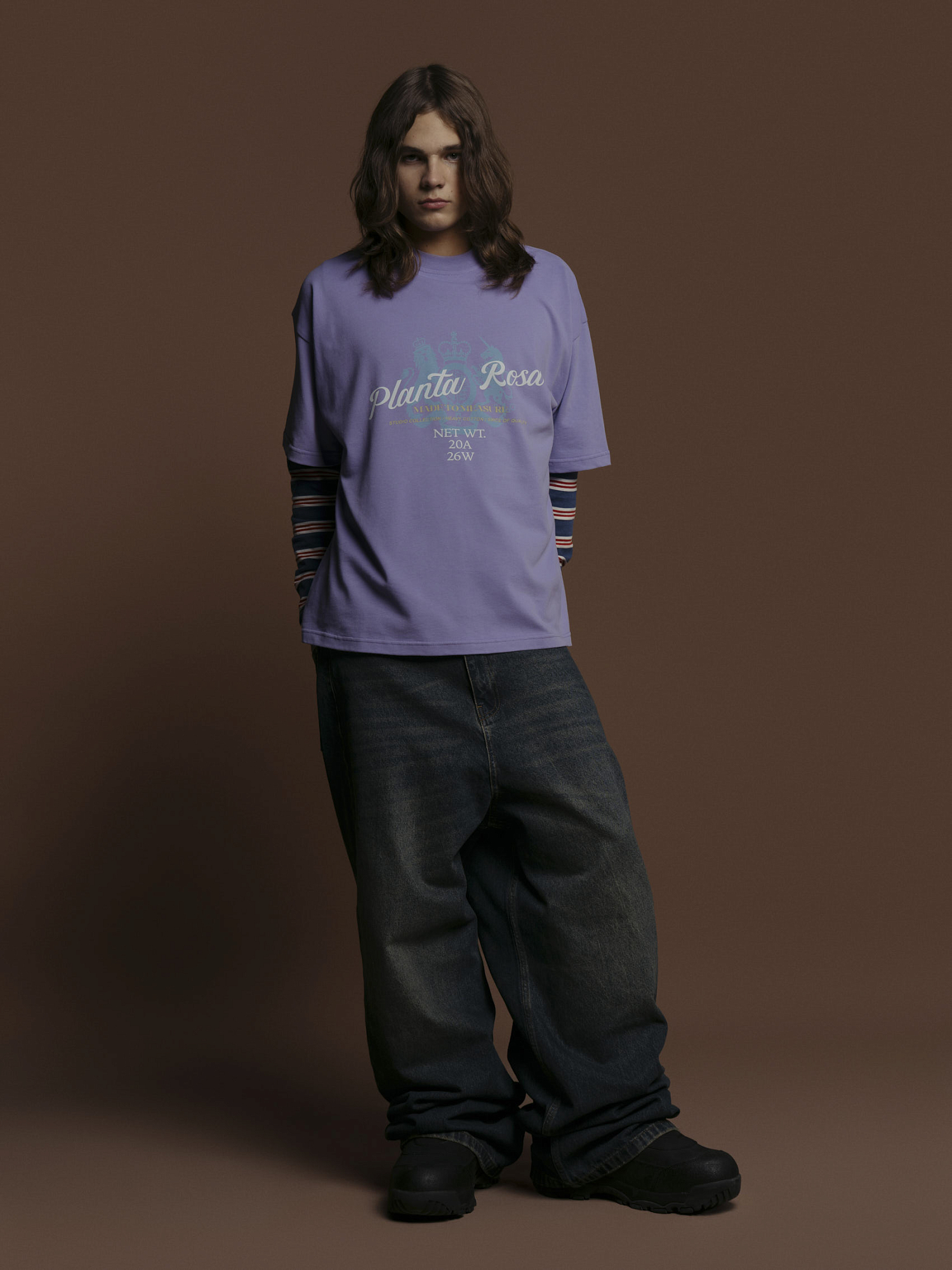 BLAZON-CYAN T-SHIRT