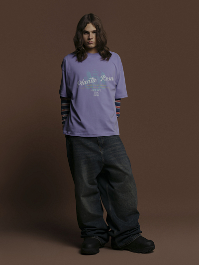 BLAZON-CYAN T-SHIRT