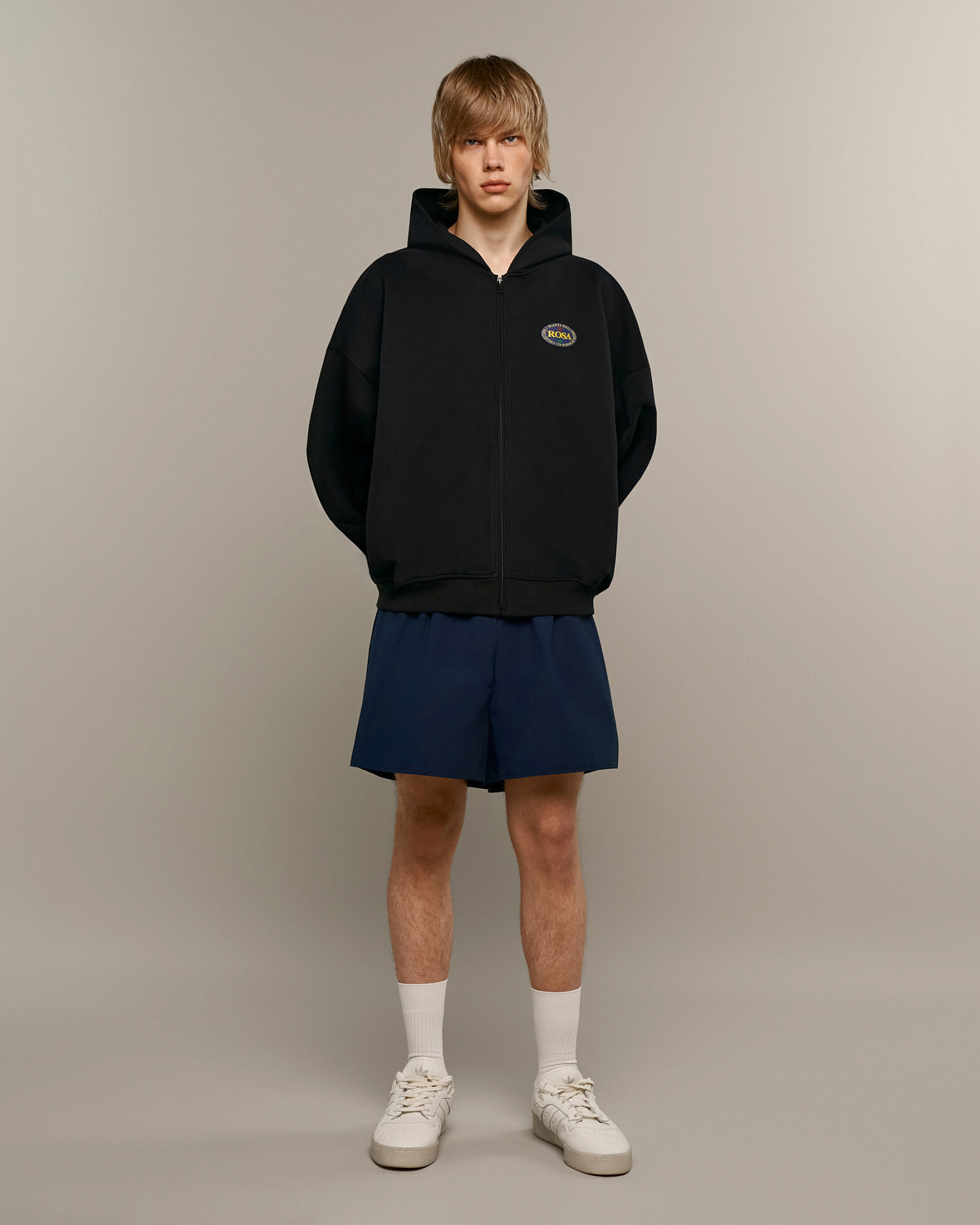 POKET-ROSA ZIP HOODIE