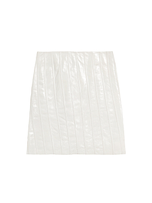 VINYL LEATHER SKIRT