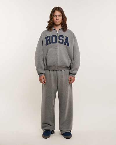 ZIP HOODIE ROSA