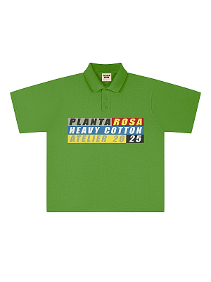 HEAVY-COTTON POLO 220-LIME