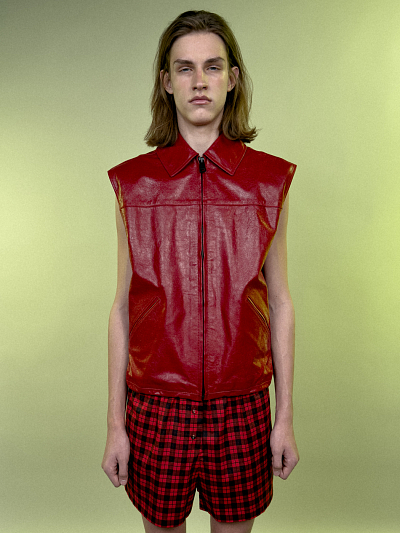 LEATHER VEST