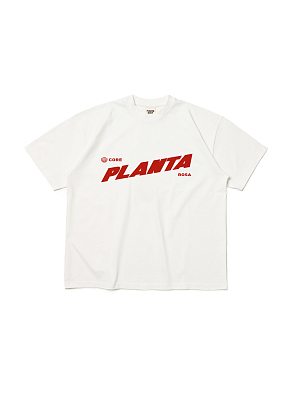 RED-CORRESPONDENCE T-SHIRT 220-VANILLA VELVET