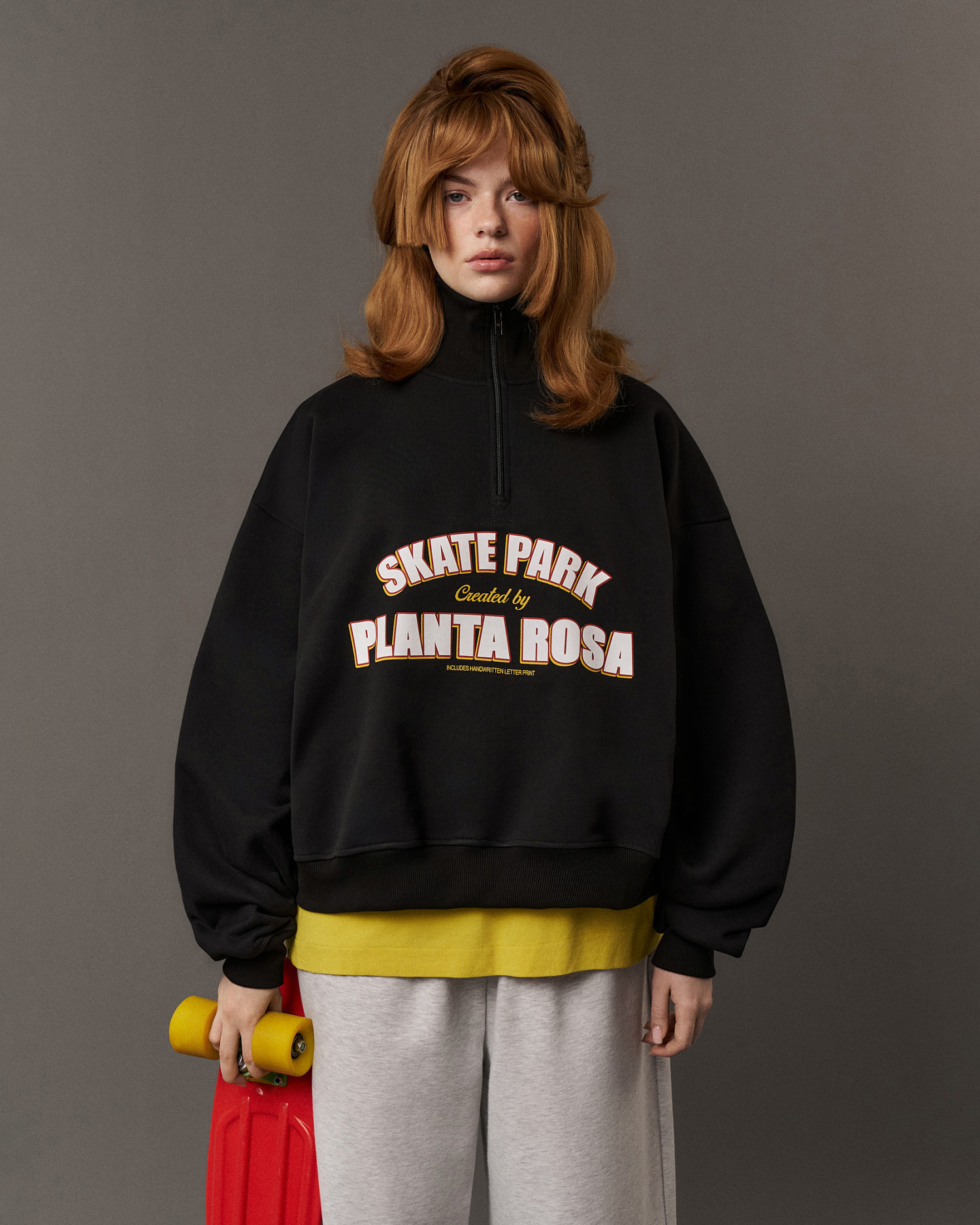 LETTER PRINT ANORAK
