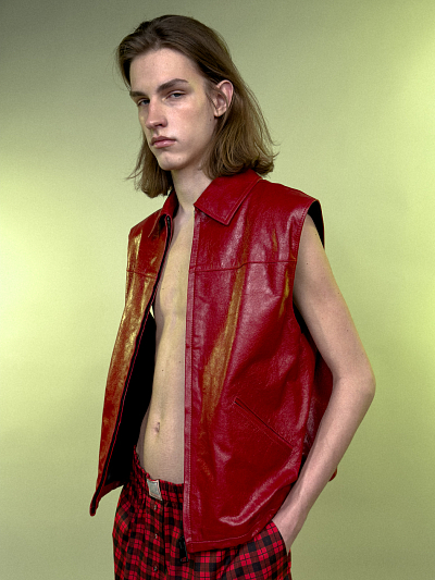 LEATHER VEST