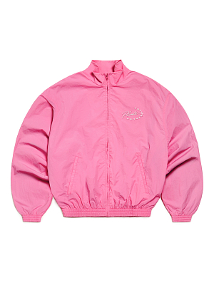 MOVIE-STAR PUFFER TRACK JACKET - PINK