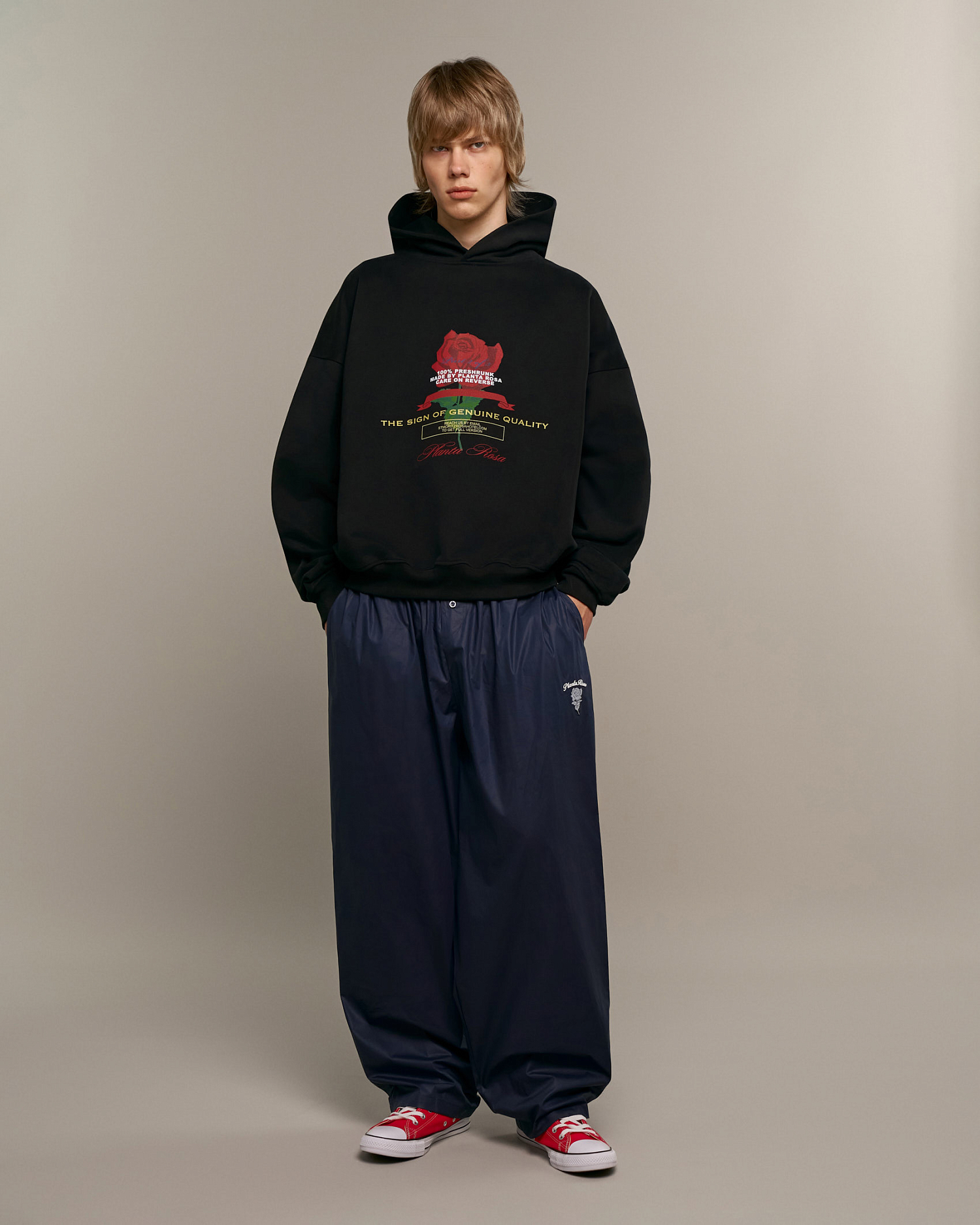 SINGLE-ROSE HOODIE